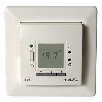 devireg 535 zemin stma termostat , elektrikli yerden stma termostat , demeden stma termostat